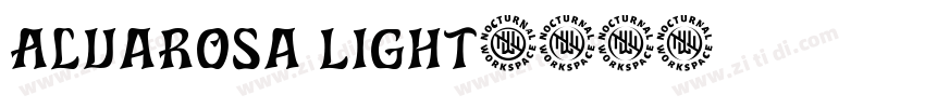 Alvarosa Light字体转换